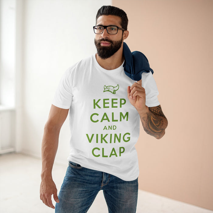 Keep Calm and Viking Clap Premium Shirt