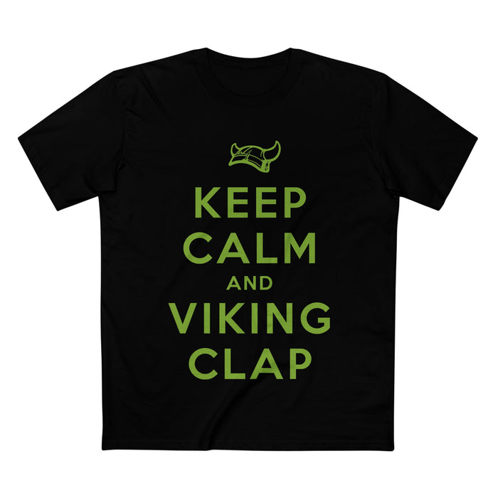 Keep Calm and Viking Clap Premium Shirt