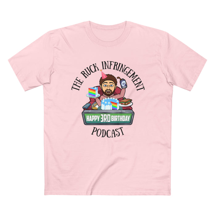 The Ruck Infringement Podcast 3rd Birthday Shirt