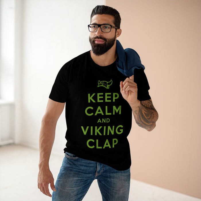 Keep Calm and Viking Clap Premium Shirt