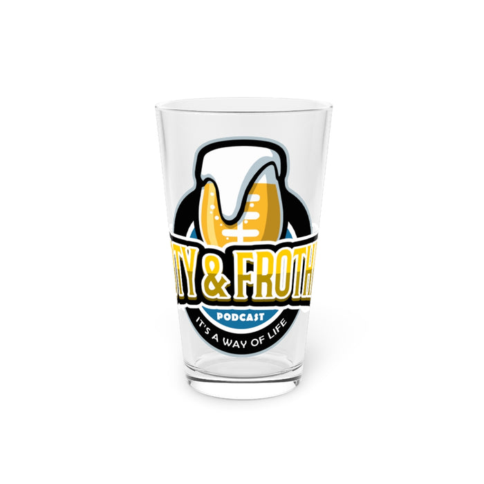 Footy & Frothies Pint Glass